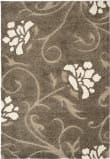 Safavieh Florida Shag Sg464 Smoke - Beige Area Rug