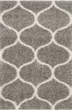 Safavieh Hudson Shag Sgh280b Grey - Ivory Area Rug