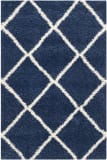 Safavieh Hudson Shag Sgh281c Navy - Ivory Area Rug