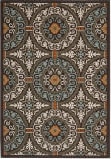 Safavieh Veranda Ver055-723 Chocolate / Aqua Area Rug