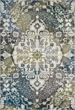 Safavieh Water Color Wtc669b Ivory - Peacock Blue Area Rug