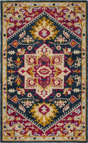 Safavieh Granada GRA350A Blue - Fuchsia 9' x 12' Area Rug