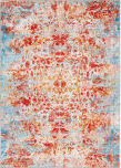 Safavieh Bahia Bah164j Light Blue / Red Area Rug