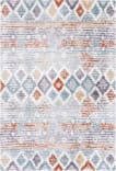 Safavieh Berber Shag Ber585A Blue Rust - Ivory Area Rug