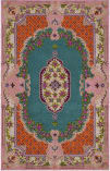 Safavieh Bellagio Blg535m Blue / Pink Area Rug