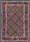 Safavieh Farmhouse Fmh820a Ivory - Navy Area Rug