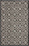 Safavieh Four Seasons Frs448a Black / Ivory Area Rug