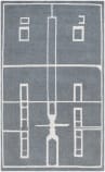 Safavieh Fifth Avenue Ftv201F Grey - Ivory Area Rug