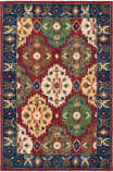 Safavieh Heritage Hg354q Red / Blue Area Rug