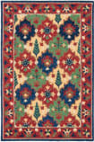 Safavieh Heritage Hg355q Red / Green Area Rug