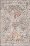 Safavieh Hamilton Hlt104M Blue - Gold Rust Area Rug