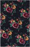 Safavieh Jardin Jar157z Black / Pink Area Rug