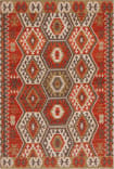 Safavieh Kilim Klm328Q Red - Olive Area Rug