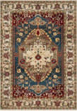 Safavieh Kashan Ksn306a Ivory / Blue Area Rug