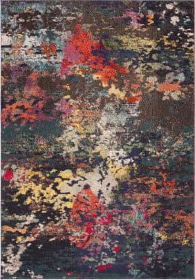 Teal And Brown at Rug Studio