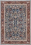 Lauren Ralph Lauren Darcy Lrl1340N Navy / Red Area Rug