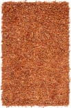 Safavieh Leather Shag Lsg601P Orange Area Rug