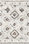 Safavieh Manhattan Man354A Ivory / Charcoal Area Rug