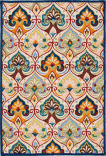 Safavieh Metro Met114B Beige / Blue Area Rug