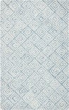 Safavieh Metro Met455L Light Blue / Ivory Area Rug