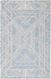 Safavieh Micro-Loop Mlp173M Light Blue / Ivory Area Rug