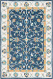 Safavieh Micro-Loop Mlp385M Blue / Ivory Area Rug