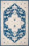 Safavieh Micro-Loop Mlp505N Navy / Ivory Area Rug