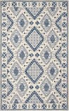 Safavieh Micro-Loop Mlp511M Ivory / Blue Area Rug