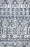 Safavieh Micro-Loop Mlp607M Blue / Ivory Area Rug