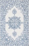 Safavieh Micro-Loop Mlp614A Ivory / Blue Area Rug