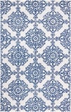 Safavieh Micro-Loop Mlp647A Ivory / Blue Area Rug