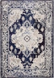 Safavieh Monaco Mnc243C Ivory / Navy Area Rug