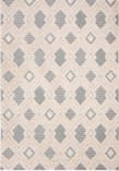 Martha Stewart Lucia Shag Msr0728A White / Light Grey Area Rug