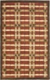 Martha Stewart Colorweave Plaid Msr3613D October Leaf Red Area Rug