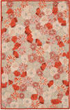 Martha Stewart Poppy Field Msr3625B Cayenne Red Area Rug