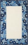 Martha Stewart Poppy Glossary Msr3629A Azurite Blue Area Rug