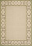 Martha Stewart Facet Border MSR4266-218A4 Beach Grass Area Rug