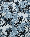 Martha Stewart Palm Leaf Msr4548B Wrought / Iron Area Rug