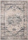 Martha Stewart Jackson Oregon Msr868A Ivory / Blue Area Rug