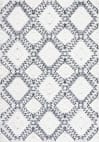 Safavieh Moroccan Tassel Shag Mts616A Ivory / Grey Area Rug