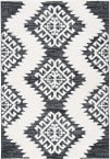 Safavieh Moroccan Tassel Shag Mts652H Dark Grey / Ivory Area Rug