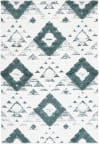 Safavieh Moroccan Tassel Shag Mts688Y Green / Ivory Area Rug