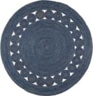 Safavieh Natural Fiber Nf364N Navy Area Rug