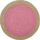 Safavieh Natural Fiber Nf801P Pink / Natural Area Rug