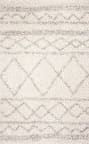 Safavieh Pro Lux Shag Plx436A Ivory / Light Grey Area Rug