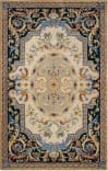 Safavieh Savonnerie Sav116N Ivory / Navy Area Rug