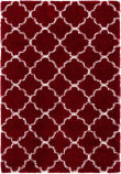 Safavieh Hudson Shag Sgh282Q Red / Ivory Area Rug