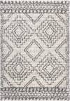 Safavieh Melrose Shag Sgml937A Ivory / Grey Area Rug