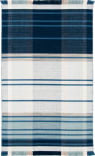 Safavieh Striped Kilim Stk707M Blue / Beige Area Rug