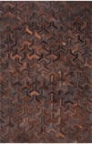 Safavieh Studio Leather Stl817T Brown / Light Brown Area Rug